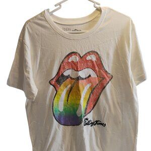 The Rolling Stones T Shirt Women's Size Small Concert Tour Band Music NEW